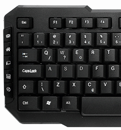 Teclado e mouse s/ fio C3Tech K-W40 10 teclas especiais