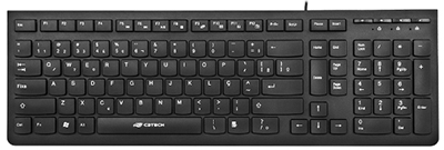 Teclado multim�dia com 12 teclas C3Tech KB-M60, USB