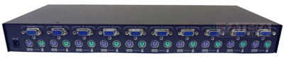 Server Switch de rack Planet KVM-800 p/ 8 computadores