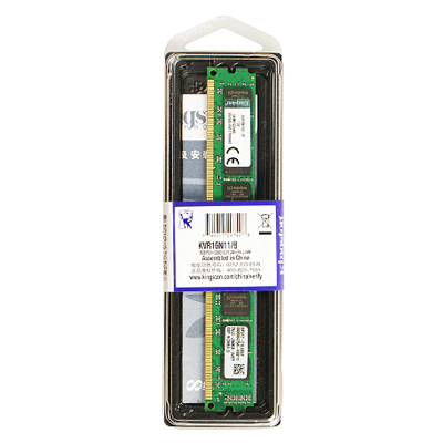 Memria Desktop 8GB DDR3 1600MHz Kingston KVR16N11/8