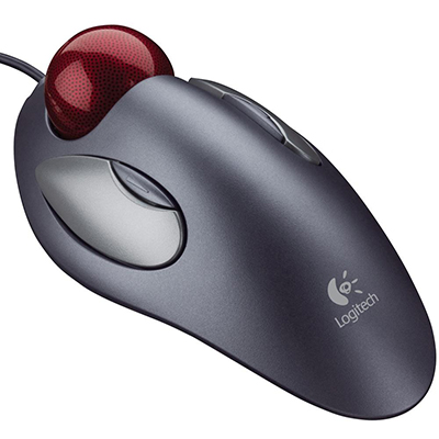 Trackball Logitech Marble mouse USB e PS2 910-000806-I