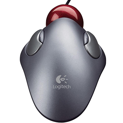 Trackball Logitech Marble mouse USB e PS2 910-000806-I