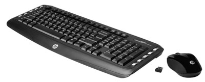 Teclado, mouse s/ fio HP Classic LV290AA BitDefender