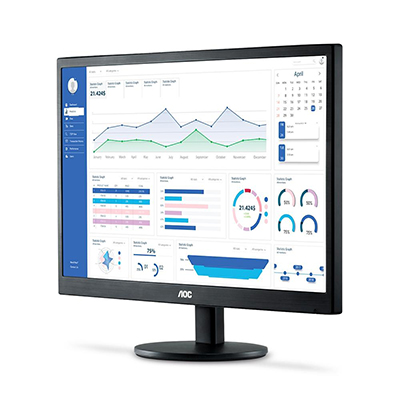 Monitor LED 23,6 pol. AOC M2470SWH2 FullHD VGA HDMI