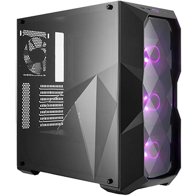 Gabinete gamer Midi torre CoolerMaster Masterbox TD500