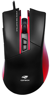 Mouse Gamer C3Tech MG-200 3200 dpi 7 botes USB