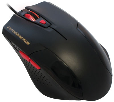 Mouse Gaming K-Mex MO-Y135 6 botes, at 1600 DPI USB