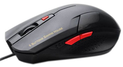 Mouse Gaming K-Mex MO-Y135 6 botes, at 1600 DPI USB