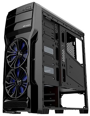 Gabinete gamer torre C3Tech MT-G650BK USB3 s/ fonte