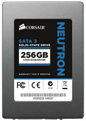 SSD Corsair Neutron 256GB SATA-3 7 mm c/ adapt 3,5 p. 