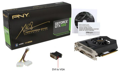 Placa de v�deo PNY Geforce GTX650 1GB GDDR5 2DVI 1 HDMI