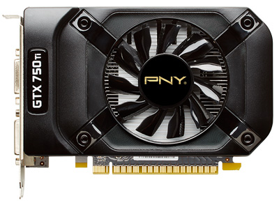 Placa de v�deo PNY Geforce GTX750 1GB GDDR5, 2DVI 1HDMI