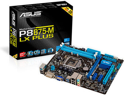 Placa me Asus, P8B75-M LX Plus, Intel LGA1155, VGA DVI