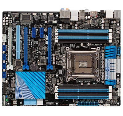 Placa me Asus P9X79, LGA2011 p/ i7 p/ 8 DDR3, USB3