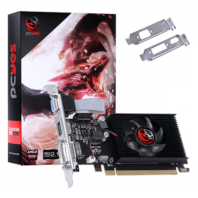 Placa vdeo PCyes Radeon R5230 2GB DDR3 VGA DVI HDMI