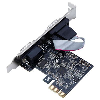 Placa PCI-express 2 portas seriais RS-232 Comtac 9049