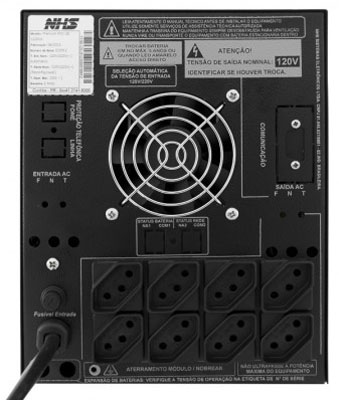 Nobreak Premium 2,2VA 1,2KW NHS 20 min. pleno Biv/120V