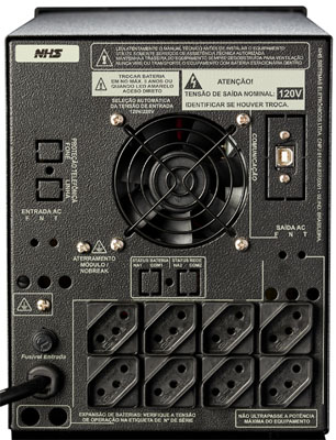 Nobreak NHS Premium PDV senoidal 1KVA 700W bivolt/120V