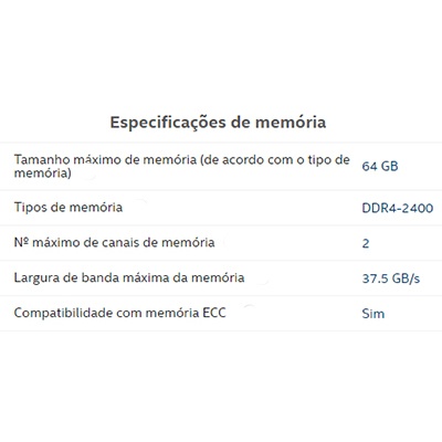 Processador Intel Pentium G5420, 4MB, 3,8 GHz LGA-1151