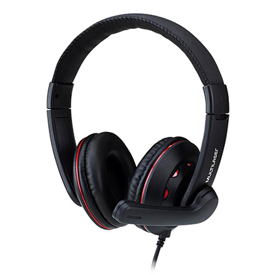 Headset Gamer Multilaser PH335 P3 com adap. P2