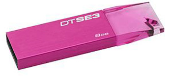 Pendrive Kingston Pink Groove 8GB DTSE3 KC-U668G-4CN