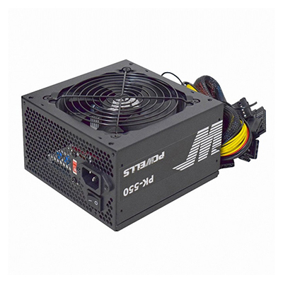 Fonte ATX 400W reais K-Mex PCWells PK-550 c/ cabo