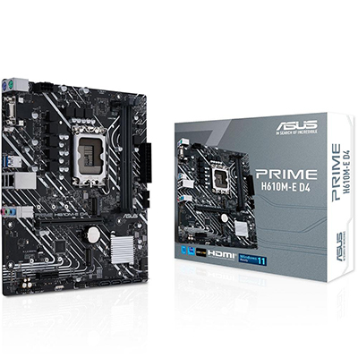 Placa m�e Asus Prime H610M- e D4 LGA-1700 VGA HDMI DP