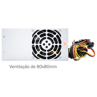 Fonte TFX 2.5 200W K-Mex PS200RNS Auto Swiitch c/cabo