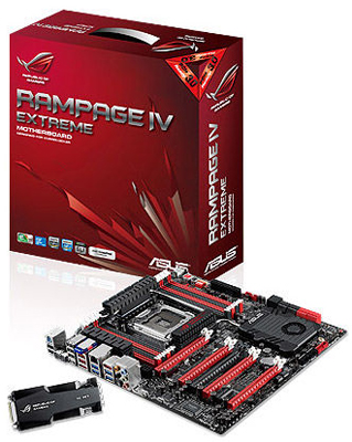 Placa me Asus Rampage IV Extreme p/ i7 LGA-2011 overc.