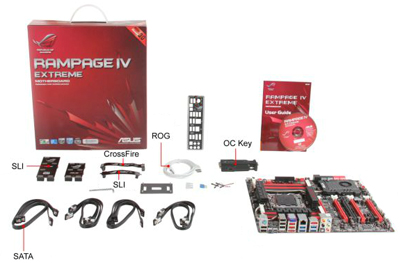 Placa me Asus Rampage IV Extreme p/ i7 LGA-2011 overc.