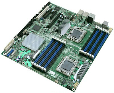 Placa me Intel server Dual S5520SCR p/Xeon LGA-1366