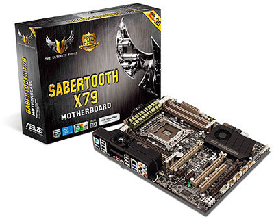 Placa me Asus Sabertooth X79 p/ i7 LGA-2011 c/ CrossF.