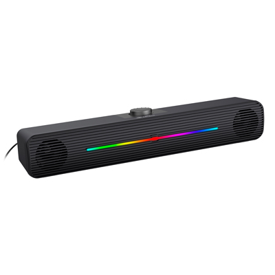 Soundbar 2.0 C3Tech 6W RMS conector PS e USB energia