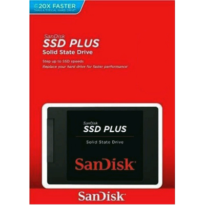 SSD 1000GB Sandisk SDSSDA-1T00-G27 SSD Plus 450MB/535MB/s 20X