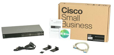 Switch Cisco SF500-24-K9-NA 24 portas 10/100, 2 Gigabit