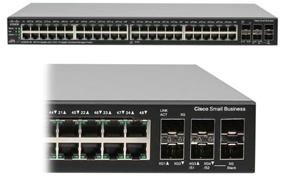 Switch Cisco Small Bus. SG500X-48 48 portas Gigabit 4SF