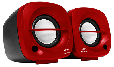 Speaker 2.0 C3Tech SP-303RD  3W RMS P2+ USB