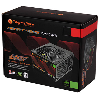 Fonte de 430W reais Thermaltake SP-430P, Smart series