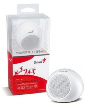 Mini caixa de som Genius SP-i170, 2W RMS c/ bateria