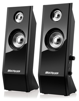 Caixas de som multimdia Multilaser SP091 8W RMS USB P2