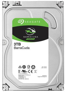 HD Seagate Barracuda 3TB SATAIII 64MB 6Gbps 210MBps