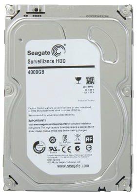 HD 4TB SATA3 p/ video DVR NVR Seagate Surveillance 64MB