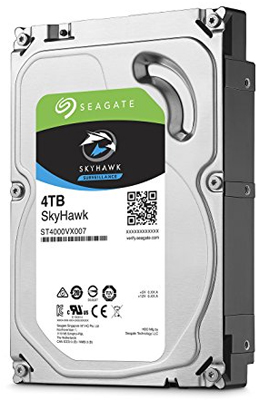 HD 4TB SATA3 p/video DVR NVR Seagate SkyHawk 6Gbps 64MB