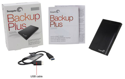 Mini HD ext. 500GB Seagate Backup Plus STBU500100, USB3