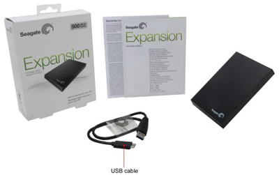 Mini HD externo 500GB Seagate Expansion STBX500100 USB3