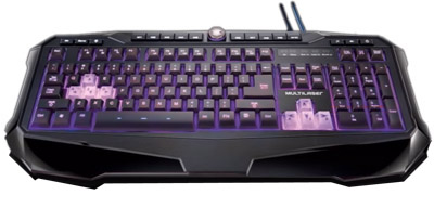 Teclado Gamer Multilaser TC167 Warrior c/ LED USB 50cps