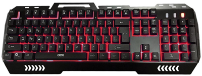 Teclado game OEX TC204 Fusion, teclas Anti-Ghosting USB