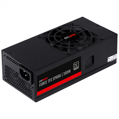 Fonte TFX Spark 300W reais PCYes PFC ativo fan control