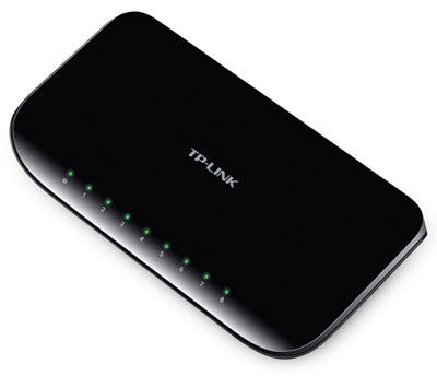 Switch Ethernet TP-Link TL-SG1008D, 8 portas Gigabit