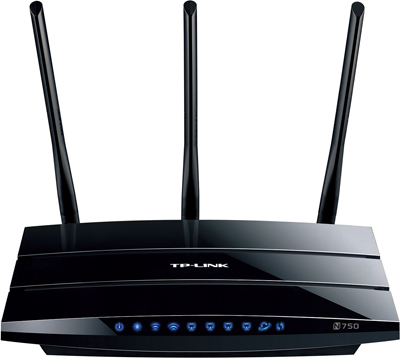 Roteador Gigabit TP-Link TL-WDR4300, dual band 750Mbps 